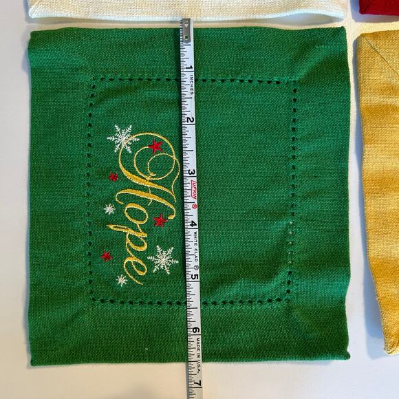 Christmas Cloth Coasters - Picture 3 of 4